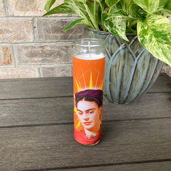 Frida Kalho Prayer Candle