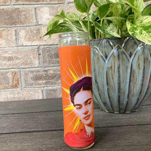 Frida Kalho Prayer Candle