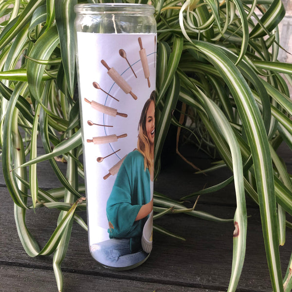 Chrissy Teigen Prayer Candle