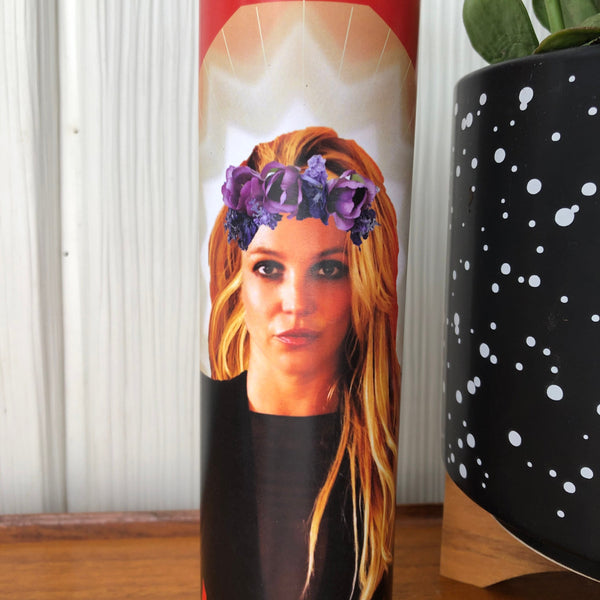 Britney Spears Prayer Candle