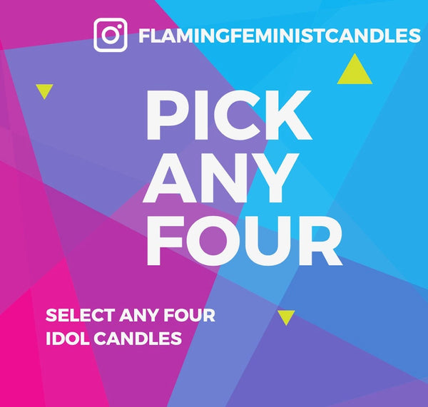 You a pick 4 Pack of Idol Candles