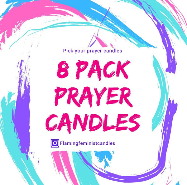 You Pick 8 Pack of Prayer Candles
