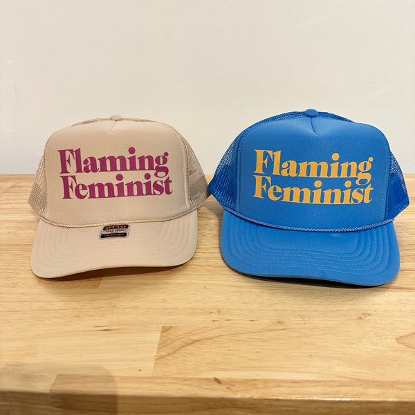 Flaming Feminist Hat