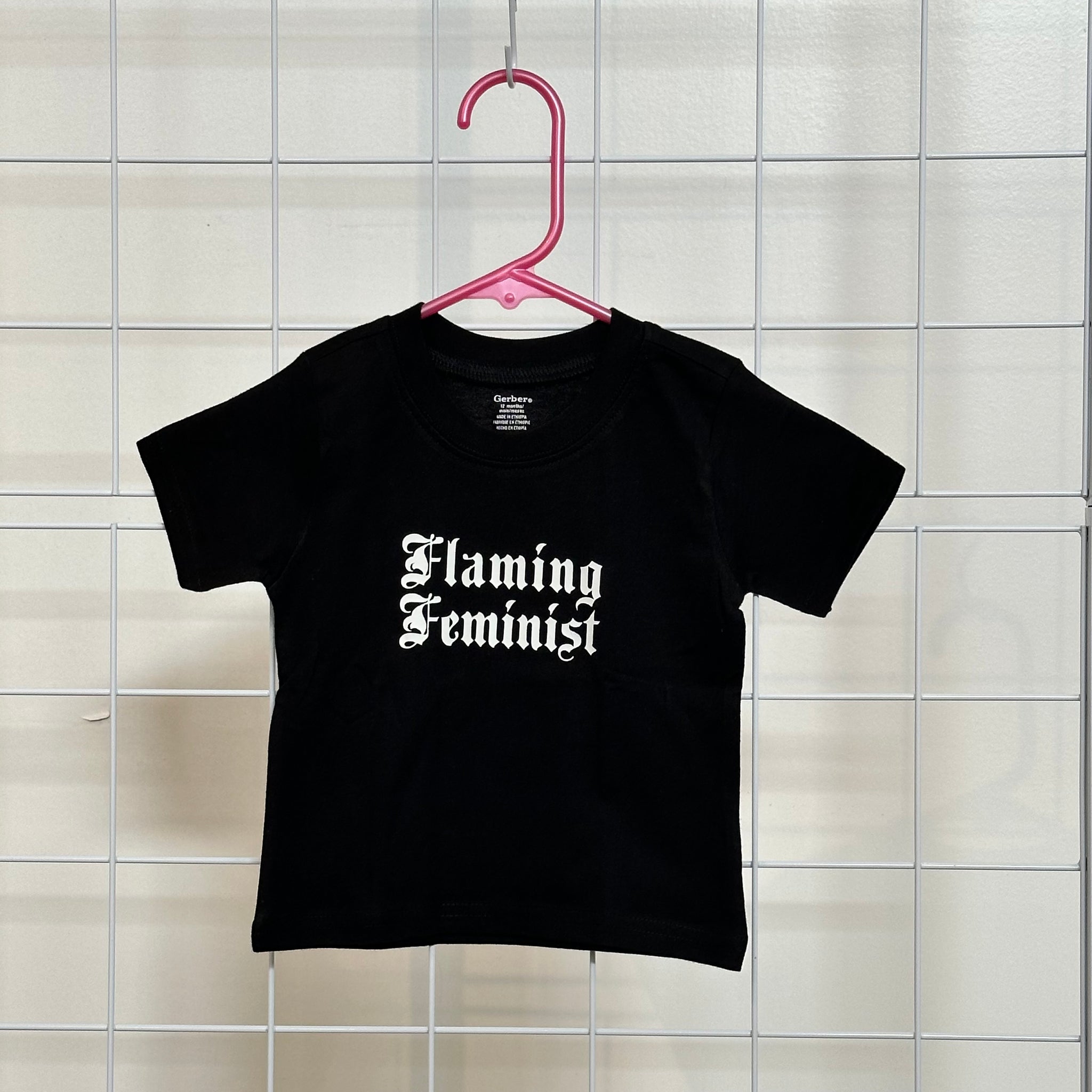 Kids Flaming Feminist Shirt
