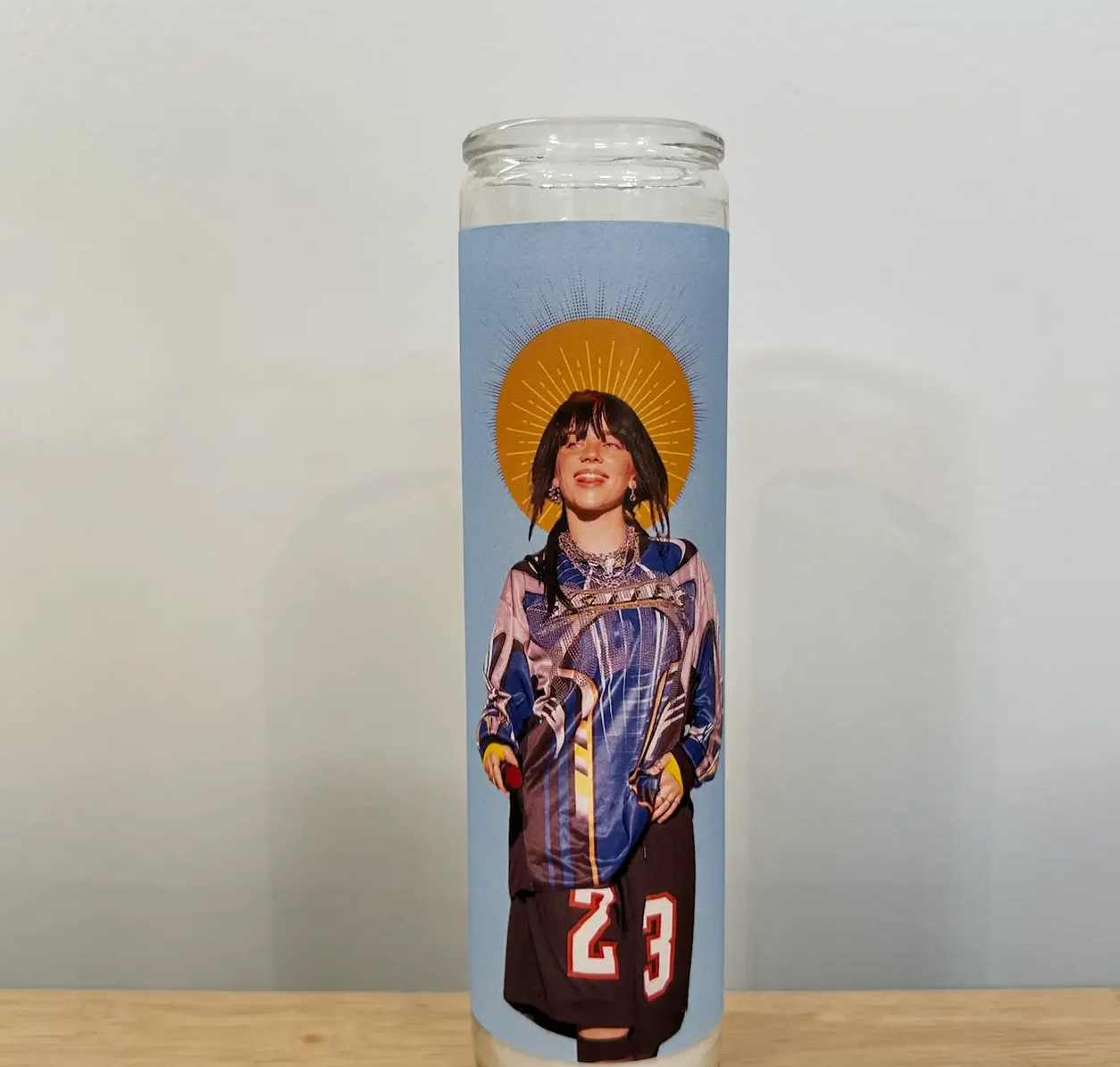 Billie Eilish Prayer Candle