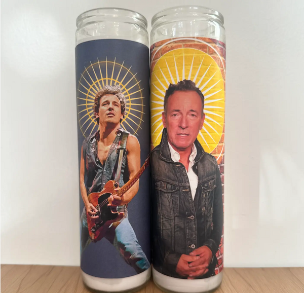 Bruce Springsteen Prayer Candle