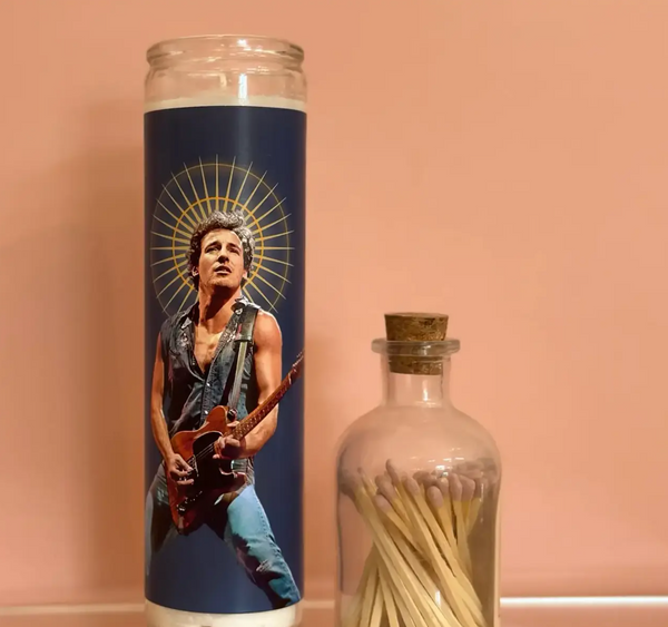 Bruce Springsteen Prayer Candle