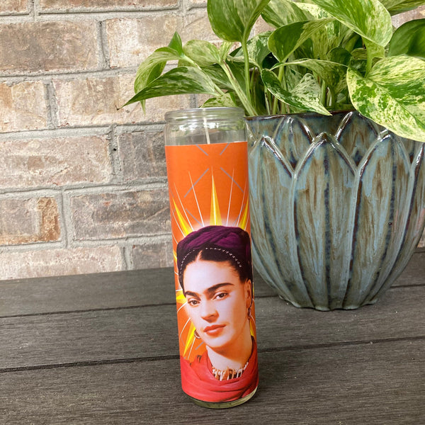 Frida Kalho Prayer Candle