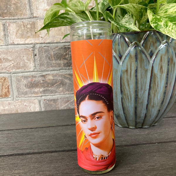 Frida Kalho Prayer Candle