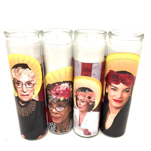 Set of 4 Flaming Feminist Candles