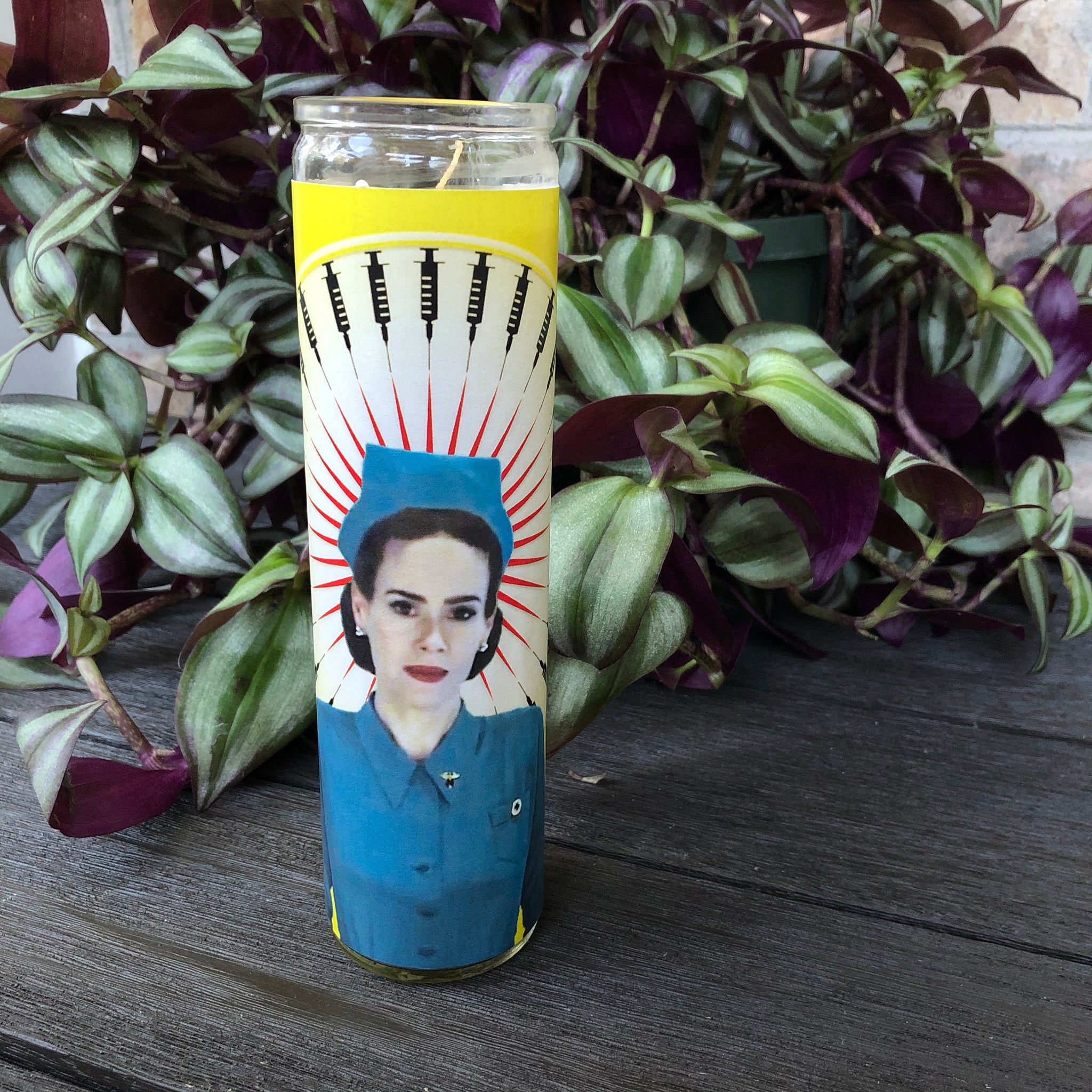 Nurse Ratched Horror Prayer Candle