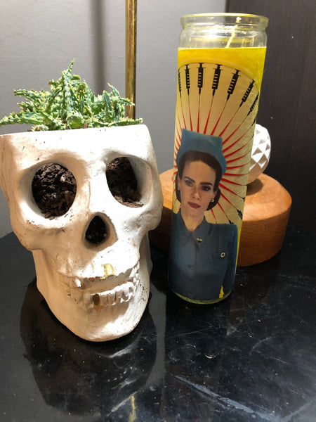 Nurse Ratched Horror Prayer Candle