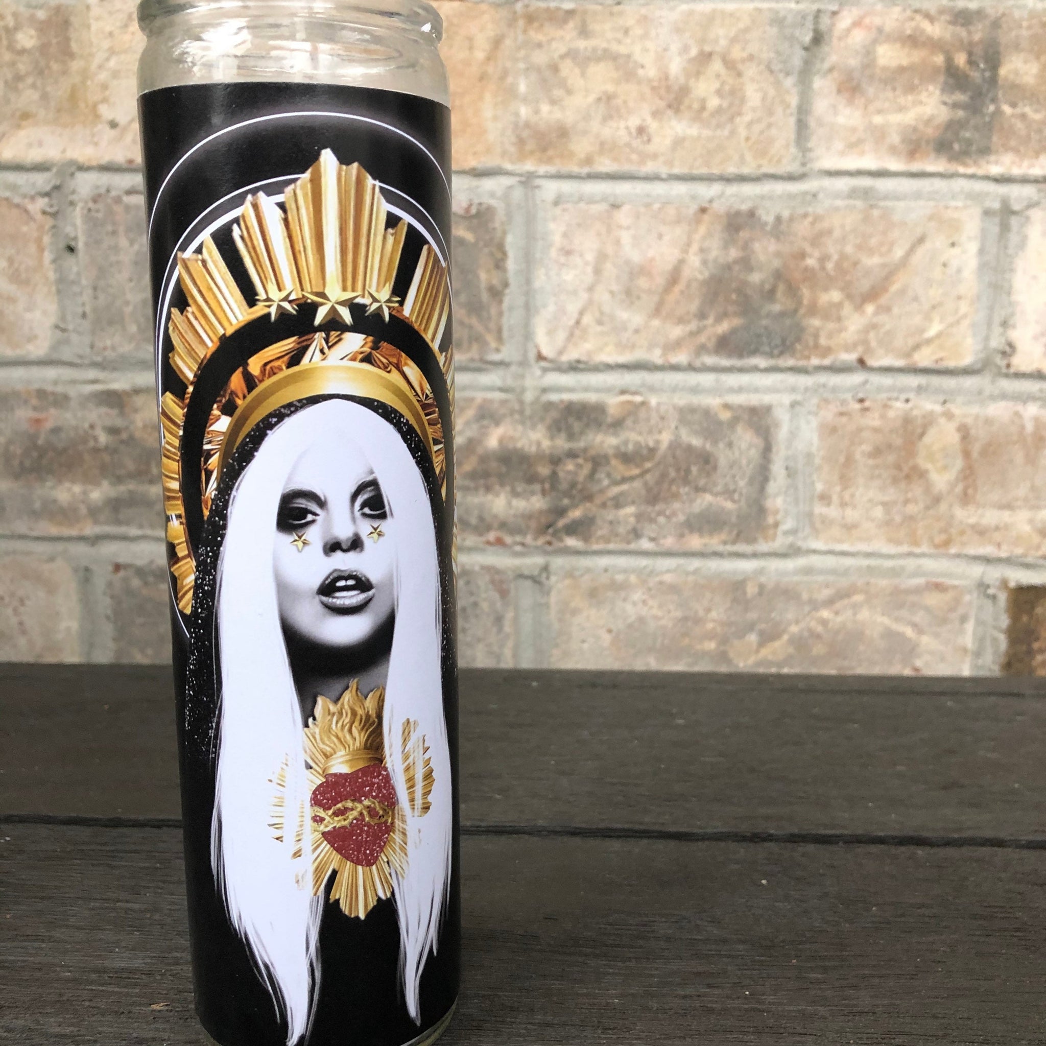 Lady Gaga Prayer Candle