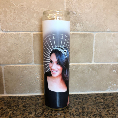 Meghan Markel Prayer Candle