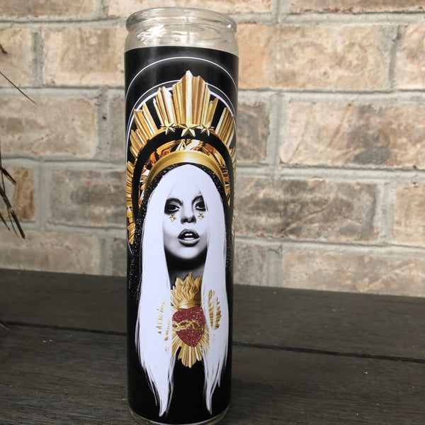 Lady Gaga Prayer Candle