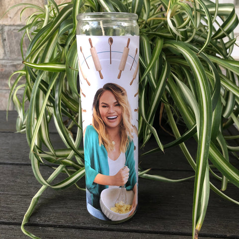 Chrissy Teigen Prayer Candle