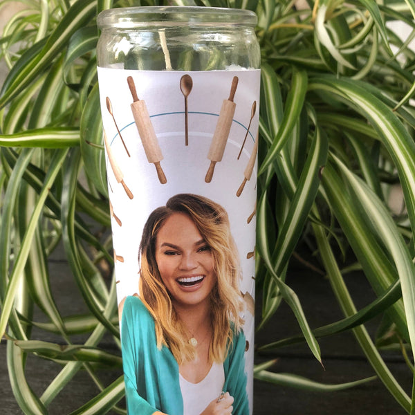Chrissy Teigen Prayer Candle