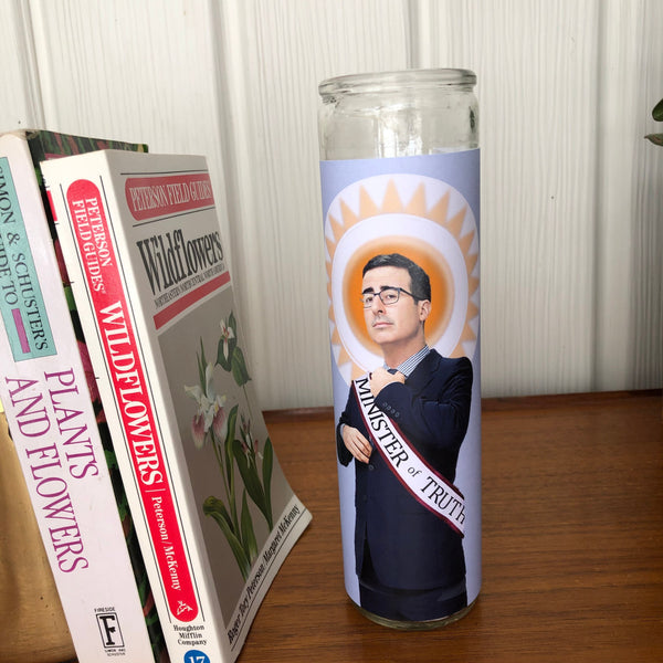 John Oliver Prayer Candle