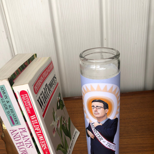 John Oliver Prayer Candle