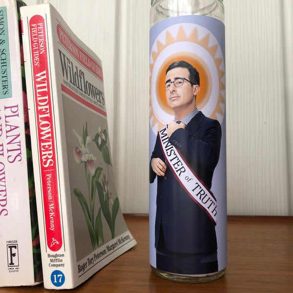 John Oliver Prayer Candle