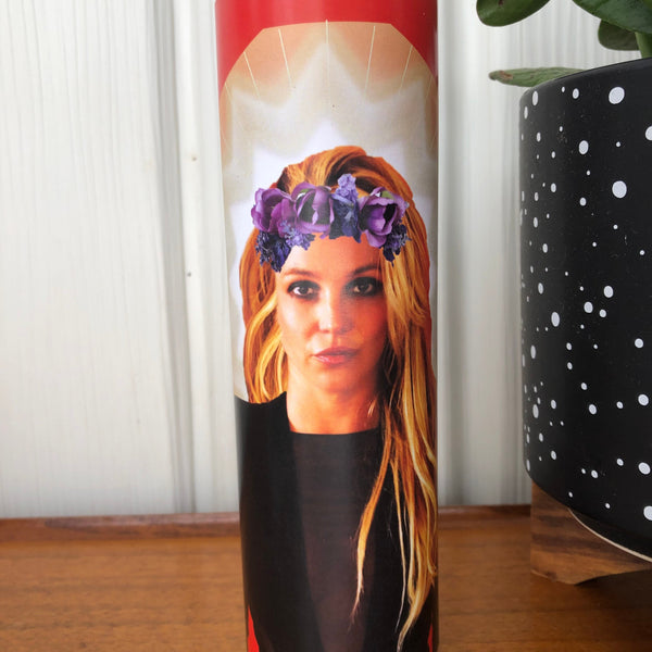 Britney Spears Prayer Candle