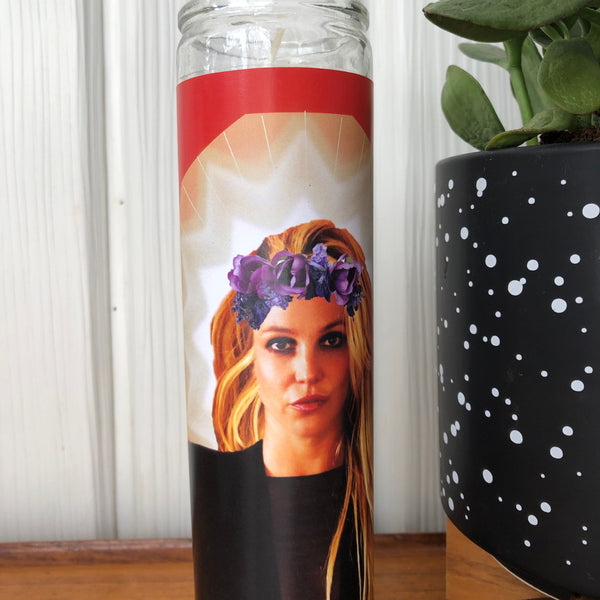 Britney Spears Prayer Candle