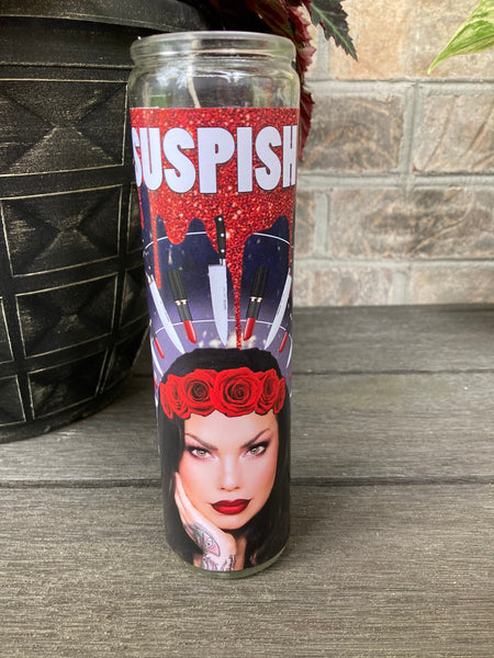 Bailey Sarian Suspish Saint Prayer Candle
