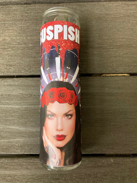 Bailey Sarian Suspish Saint Prayer Candle
