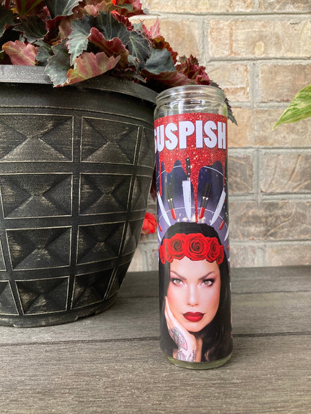 Bailey Sarian Suspish Saint Prayer Candle