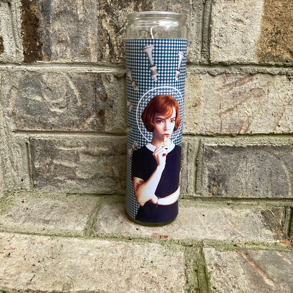 The Queens Gambit Prayer Candle