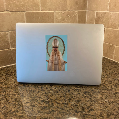 Pope Moria Rose Sticker