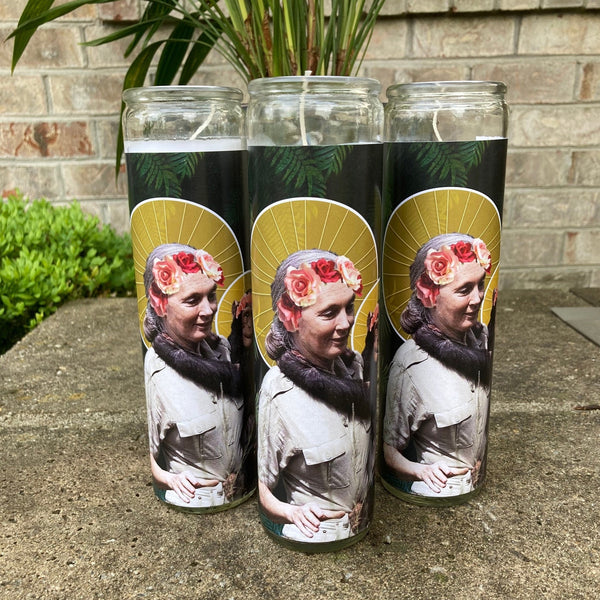 Jane Goodall Prayer Candle