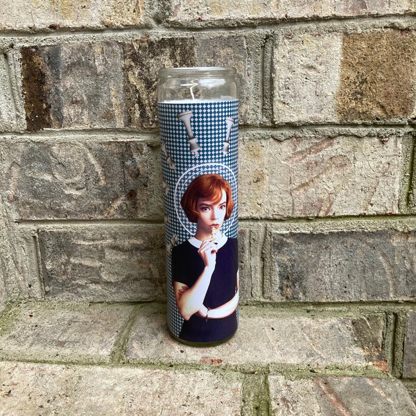 The Queens Gambit Prayer Candle