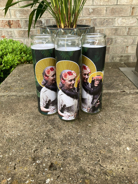 Jane Goodall Prayer Candle