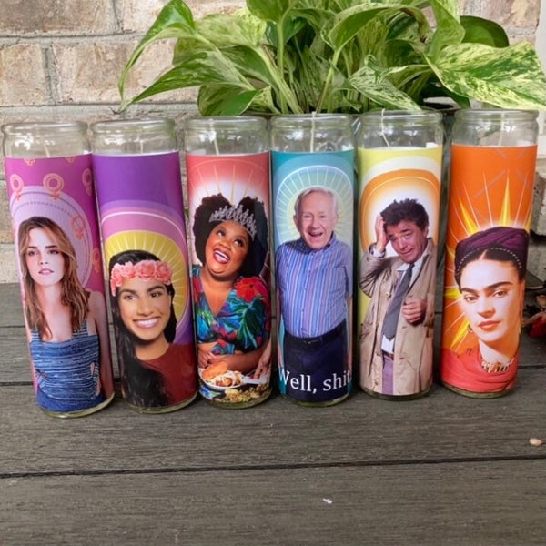 100% That Bitch, Lizzo Prayer Candle in Killer Red