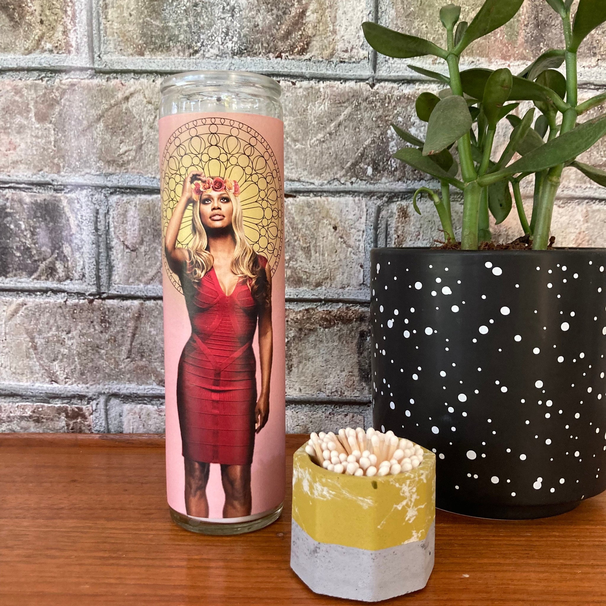 Laverne Cox Prayer Candle