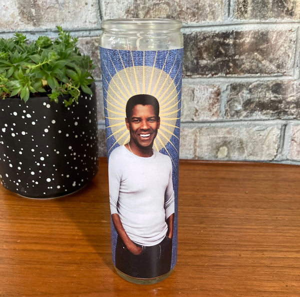 Denzel Washington Prayer Candle