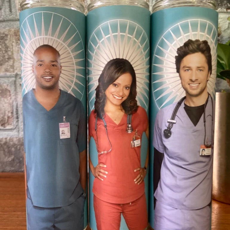Scrubs Prayer Candle